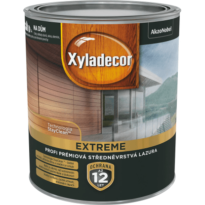 Xyladecor Profi prémiová strednovrstvová lazúra Extreme orech 2,5 l