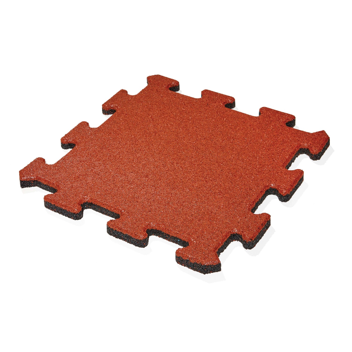 E-shop MAX3 Gumová dlažba PUZZLE červená 500 x 500 x 25 mm