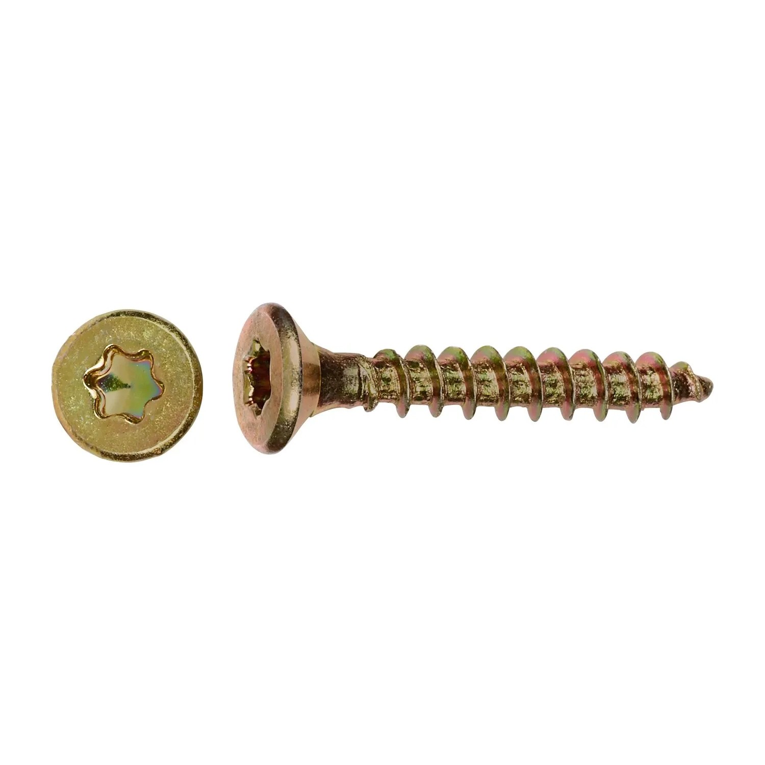 E-shop Uni skrutky so zápustnou hlavou TX10 plný závit žlto pozink. 3x16 mm-na váhu
