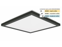 Top Light Kúpeľňové stropné LED svietidlo Onyx HS CCT 10W IP44 1000lm 28x28cm