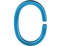 Kleine Wolke Krúžky pre sprchový záves tyrkysové, 12 ks