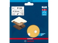 Bosch Brúsny list Expert C470, P120, pr. 125 mm, 5 ks