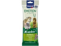 Vitakraft Doplnkové krmivo pre malé hlodavce Emotion Kräcker Herbal 3 ks