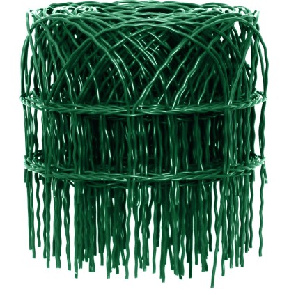 PILECKÝ Dekoračné pletivo DEKORAN Zn+PVC zelené oko 90 x 150 mm výška 25 cm 10 m