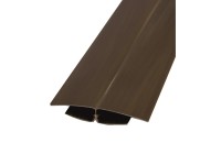 HOPA Spojovací profil k plastovému obkladu, tm. drevo, 33 x 12 mm