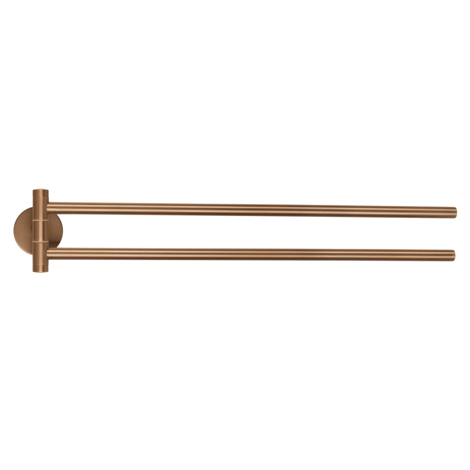 E-shop tesa Držiak na uterák Moon dvojramenný, bronzová, 84 x 50 x 456 mm