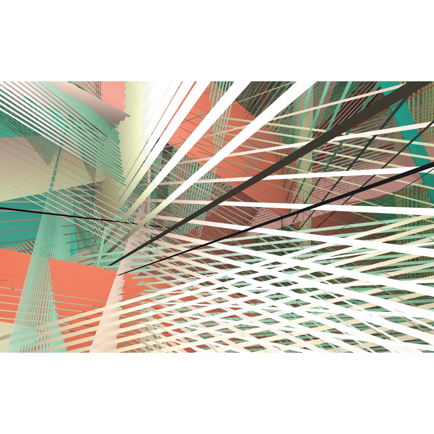 E-shop Komar Vliesová fototapeta Space Grid Autumn 400 x 250 cm
