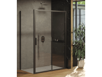 RAVAK Sprchová zástena pevná Blix Slim BLSPS-80 blak+transparent, 80 x 195 cm