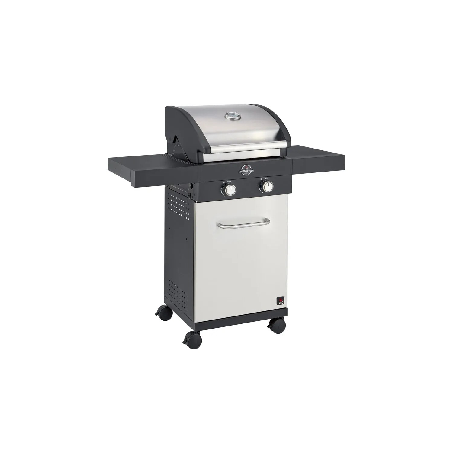 E-shop JAMESTOWN Plynový gril Maddox 2 x 3,5 kW, 115,5 x 112 x 54,5 cm