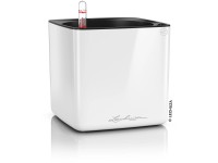Lechuza Kvetináč Cube Glossy 14 biely, 135 x 140 x 140 mm