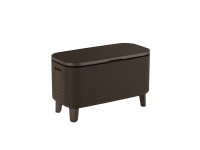 Keter Koktailový stôl Bevy Bar Large Cool Bar, hnedá, 50-74 x 83,5 x 40 cm