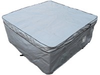 Nordlys Ochranný obal vírivky, strieborný, 230 x 230 x 12 cm