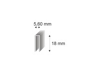 RON Spony stolárske 364/18 BL, dĺžka 5,6 x 18 mm, 800 ks