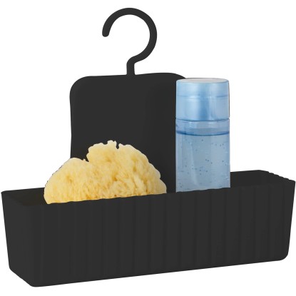 Allstar Závesný košík do sprchy Minas, čierny