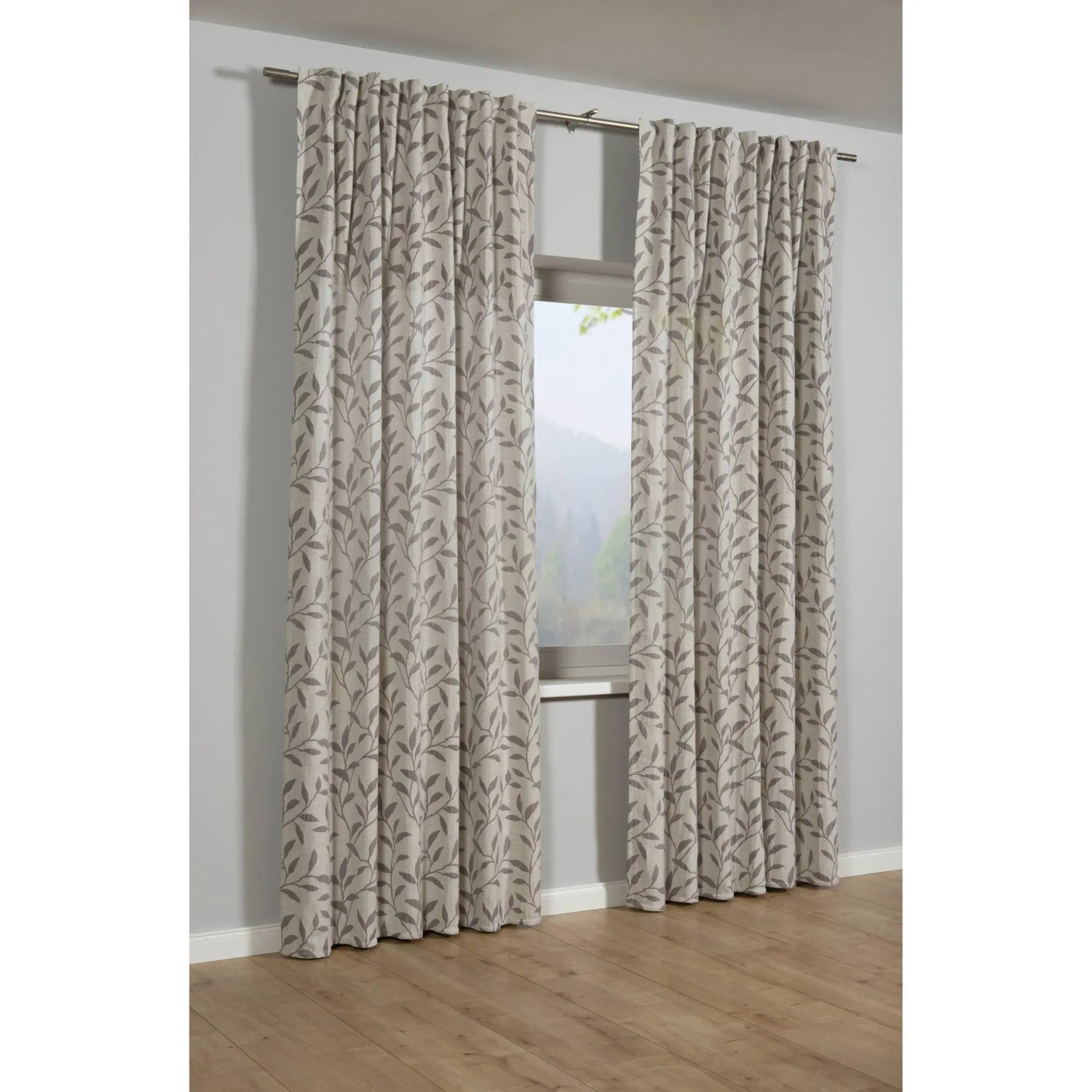 E-shop Bennetti Záves so skrytými pútkami, žakárový, taupe 245 x 140 cm