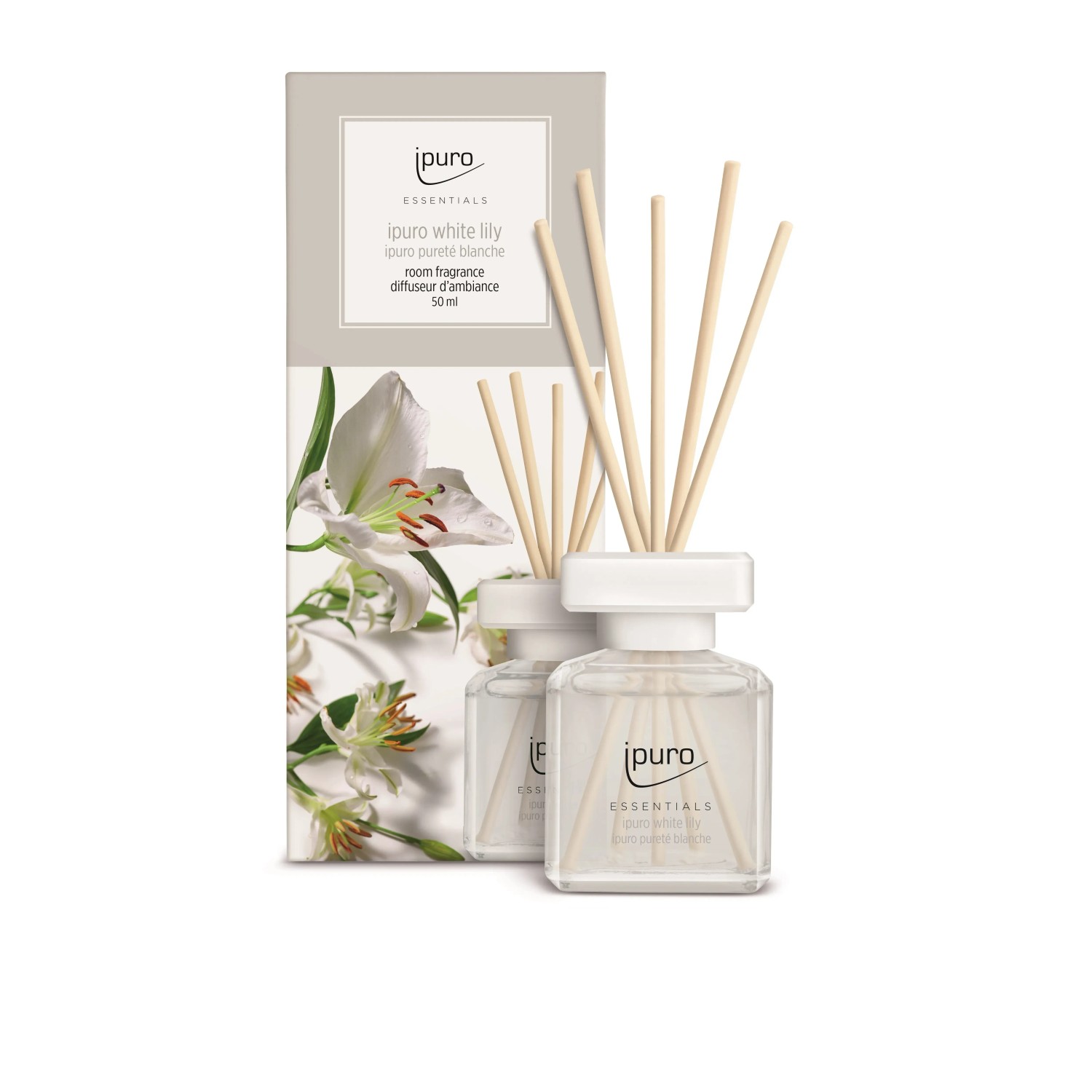 E-shop Ipuro Aroma difuzér Essentials White Lily 50 ml