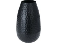 Koopman Dekoratívna váza z tepaného kovu, čierna, pr. 18 x 30 cm Koopman Dekoratívna váza z tepaného kovu, čierna, pr. 18 x 30 cm