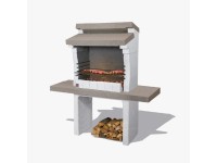 Sarom Záhradný grilovací krb Sondrio, 140 x 59 x 148 cm