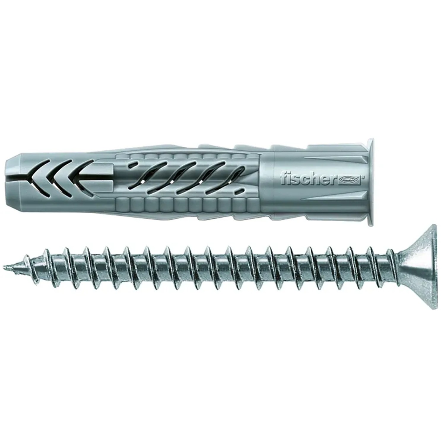 E-shop Fischer Univerzálna hmoždinka UX 6 x 35 R S/20 s golierom a skrutkami, 25 ks