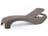 Keter Záhradné lehátko Atlantic, cappuccino, 197 x 74 x 36 cm