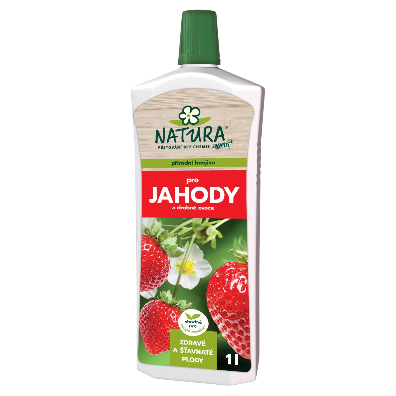 E-shop NATURA Prírodné kvapalné hnojivo pre jahody a drobné ovocie 1 l