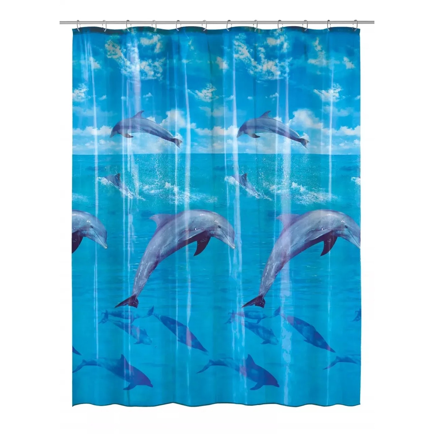 E-shop Kleine Wolke Sprchový záves Dolphin 180 x 200 cm