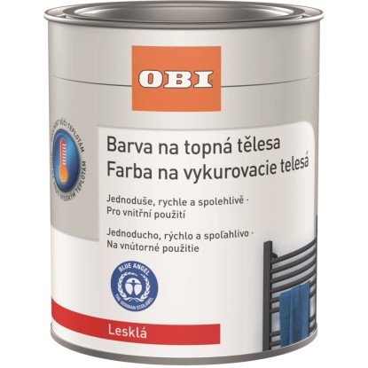 OBI Farba na výhrevné telesá lesklá antracitová 375 ml