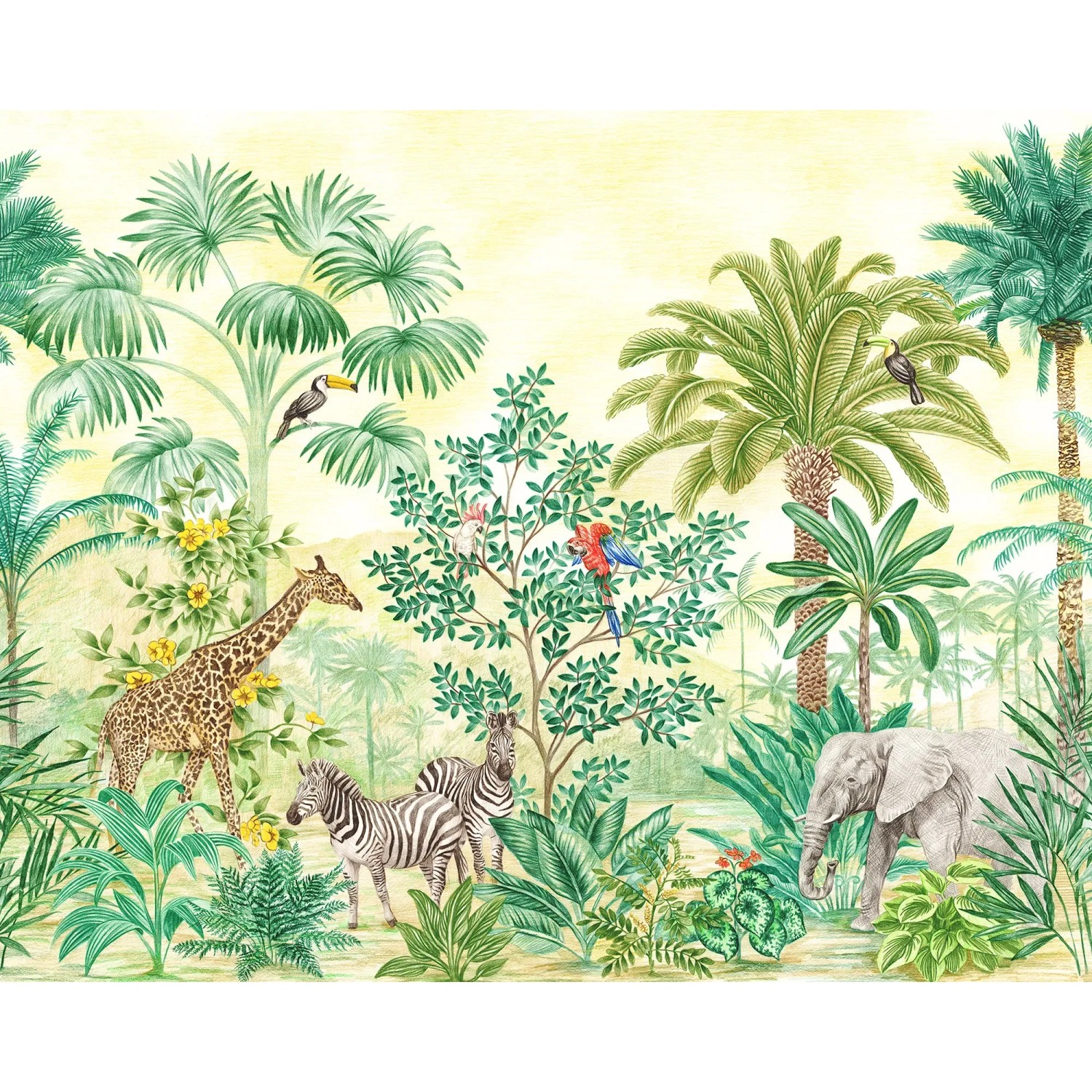 E-shop Komar Vliesová fototapeta Jungle Adventure 350 x 280 cm