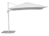 Schneider Slnečník Rhodos Twist Bianco biely 300 x 300 cm