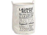 Zeller Present Látkový kôš na bielizeň Laundry Rules, béžová, pr. 38 x 48 cm Zeller Present Látkový kôš na bielizeň Laundry Rules, béžová, pr. 38 x 48 cm