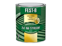 FEST-B Antikorózny náter na železo 2v1 na strechy S2141, 0111 sivá, 800 g