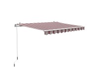 OBI Markíza s kĺbovými ramenami Aventura červeno-béžová-biela 300 x 200 cm