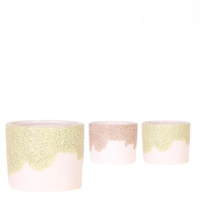 Keramický kvetináč Bloom Sand, rôzne farby, Ø 6 cm. Dekoratívne kvetináče pre izbové rastliny.