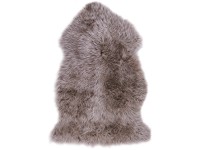 LUANA Pravá ovčia koža taupe 60 x 85 cm