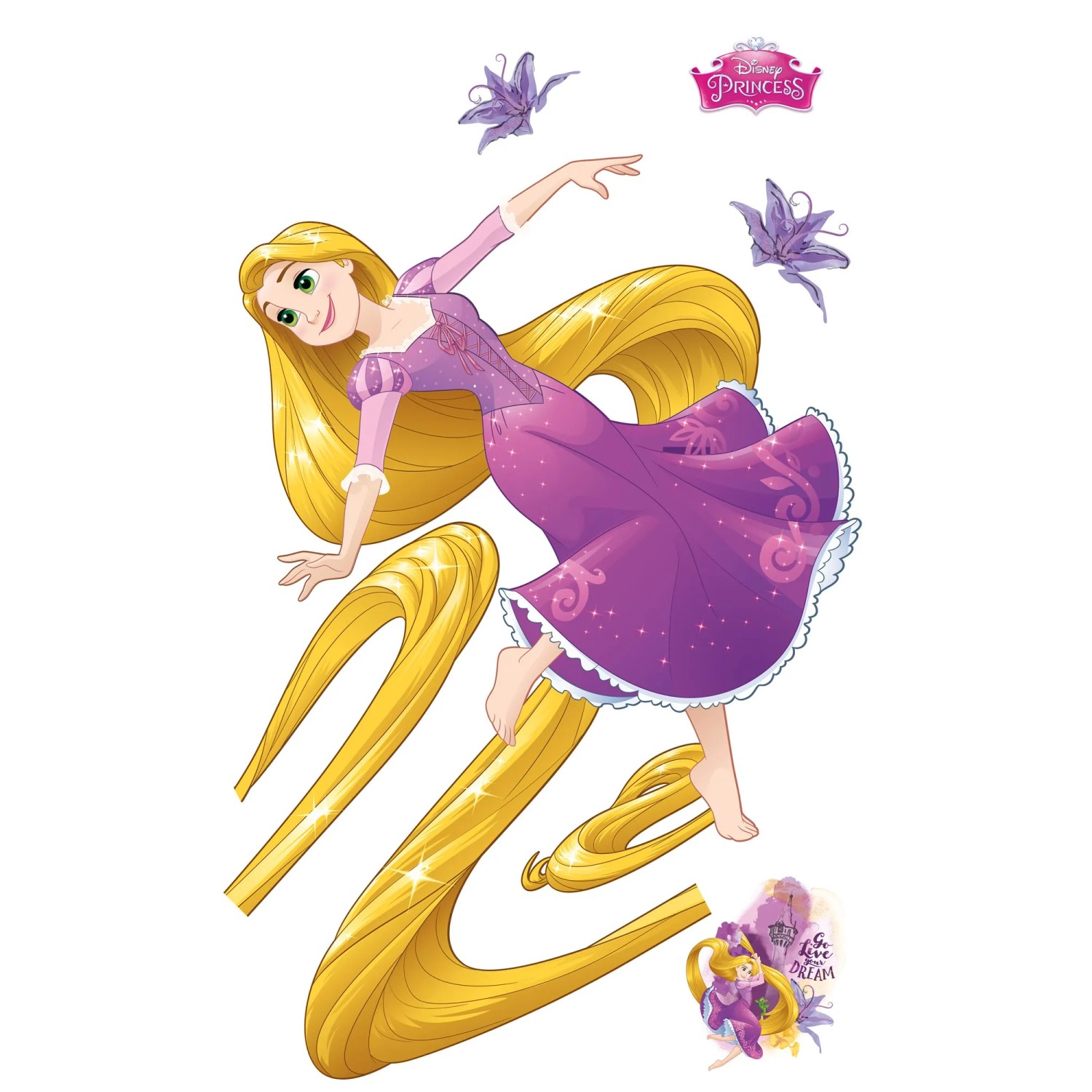 E-shop Komar Samolepiaca vliesová fototapeta Rapunzel XXL 127 x 200 cm