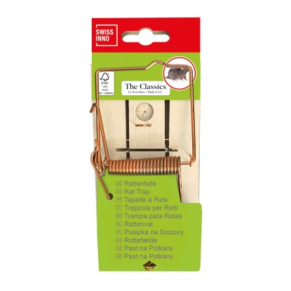 Swissinno drevená pasca na potkany 1ks