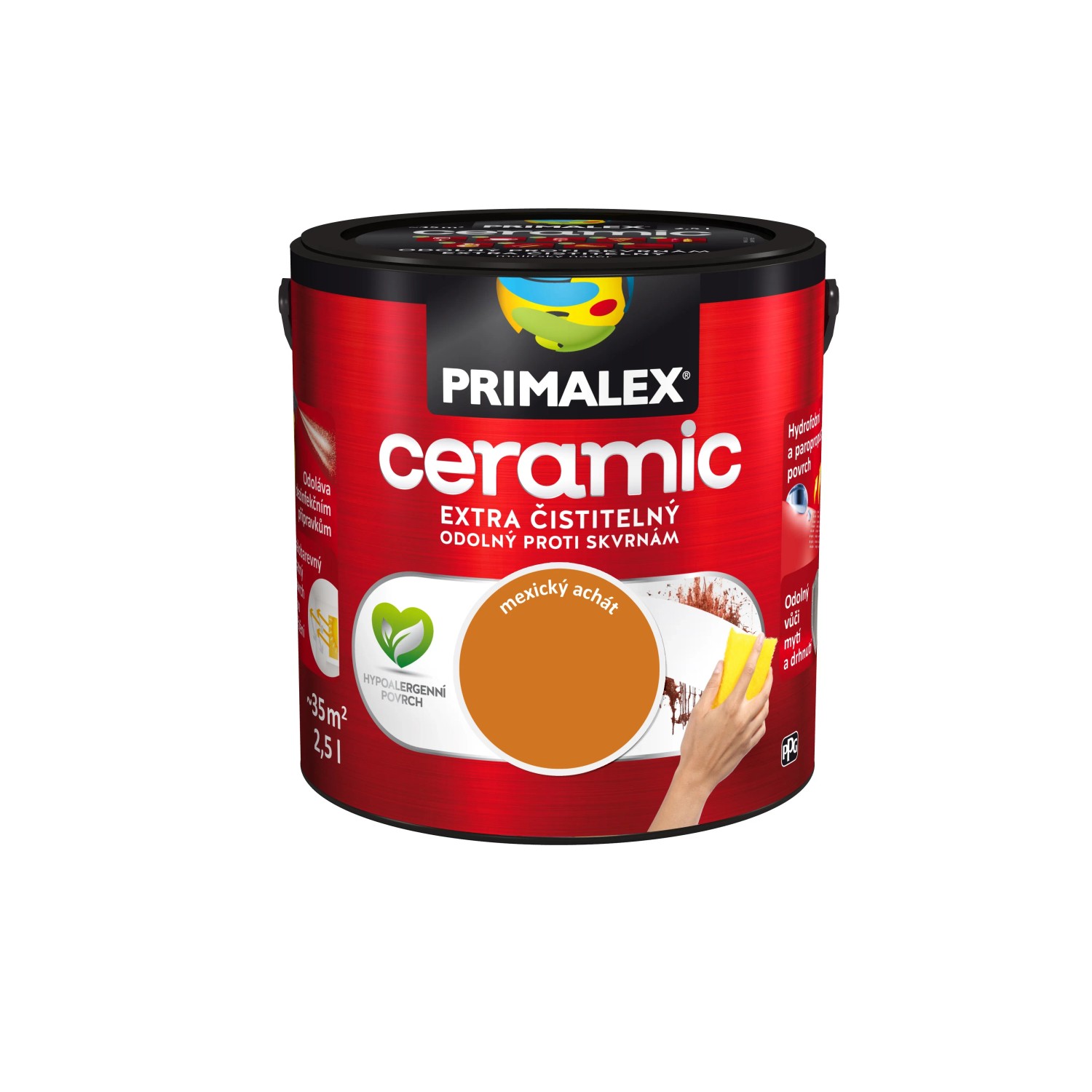 E-shop PRIMALEX Vnútorný maliarsky náter Ceramic Mexický achát 2,5 l