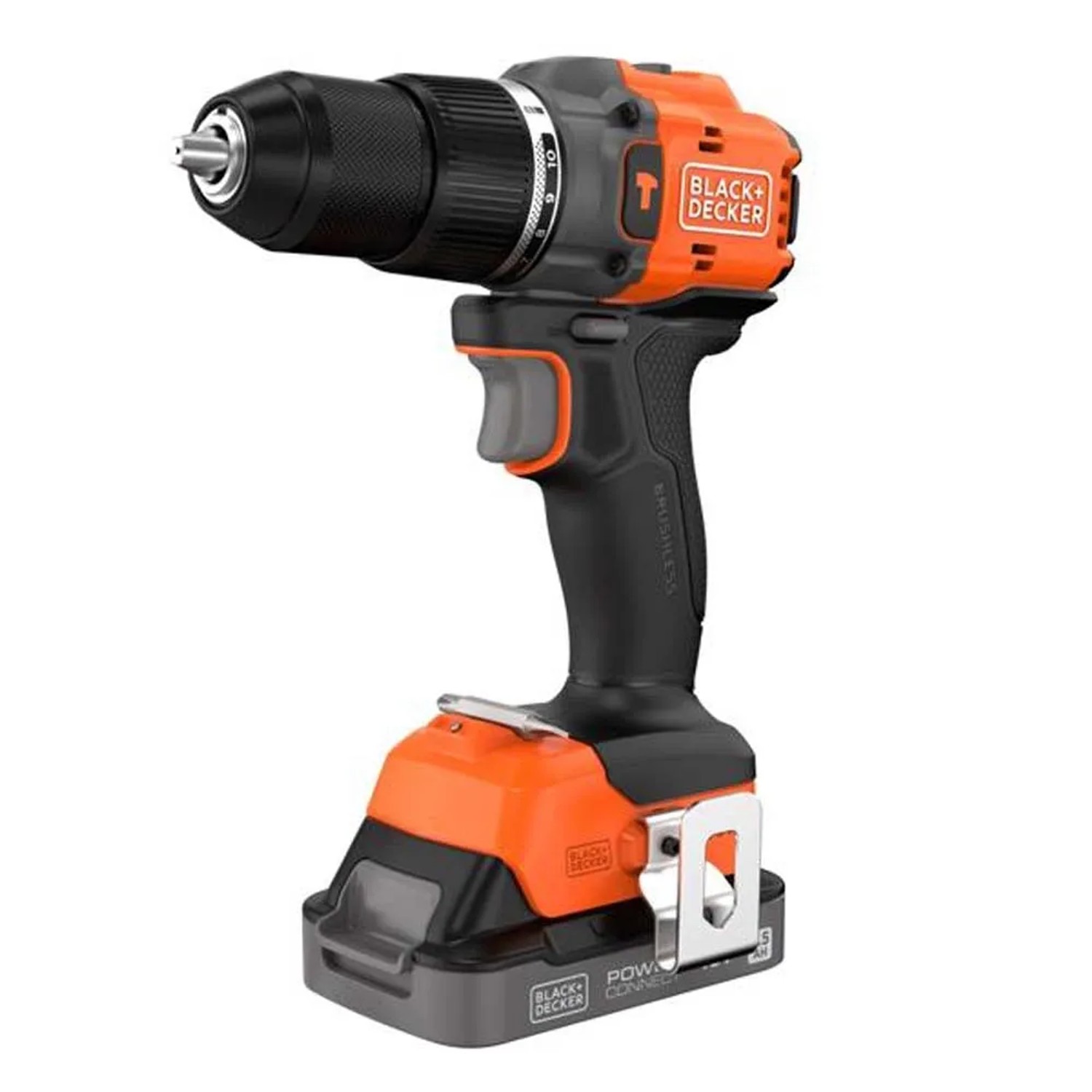 BLACK+DECKER Aku príklepová vŕtačka BLD783E1K-QW, 18 V, 1 x 2,5 Ah + nabíjačka