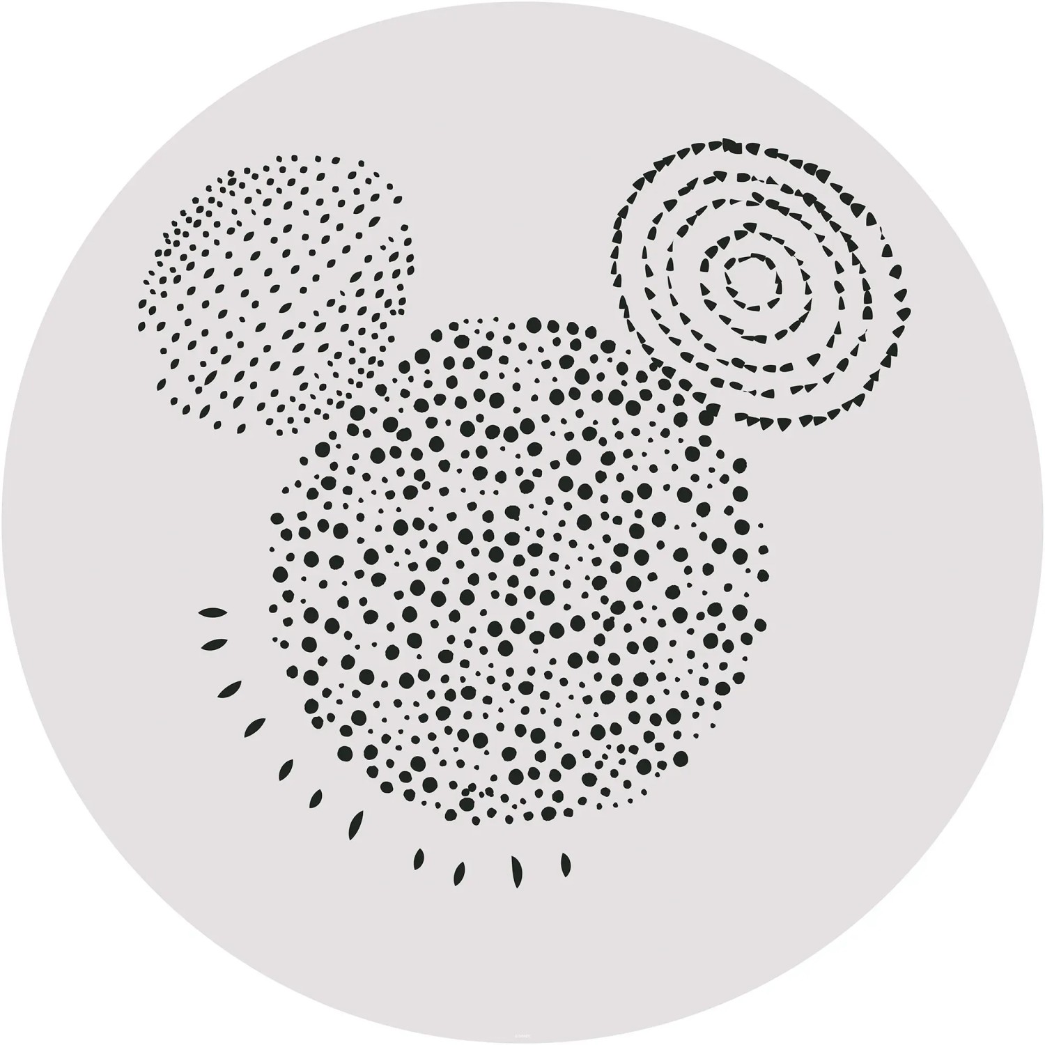 E-shop Komar Samolepiaca vliesová fototapeta Dot Mickey Stipple Art pr. 125 cm
