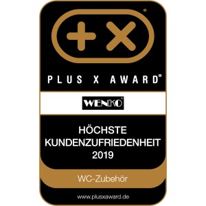 Wenko WC súprava Vico: Ocenenie „Najvyššia spokojnosť zákazníkov 2019“ pre WC príslušenstvo.