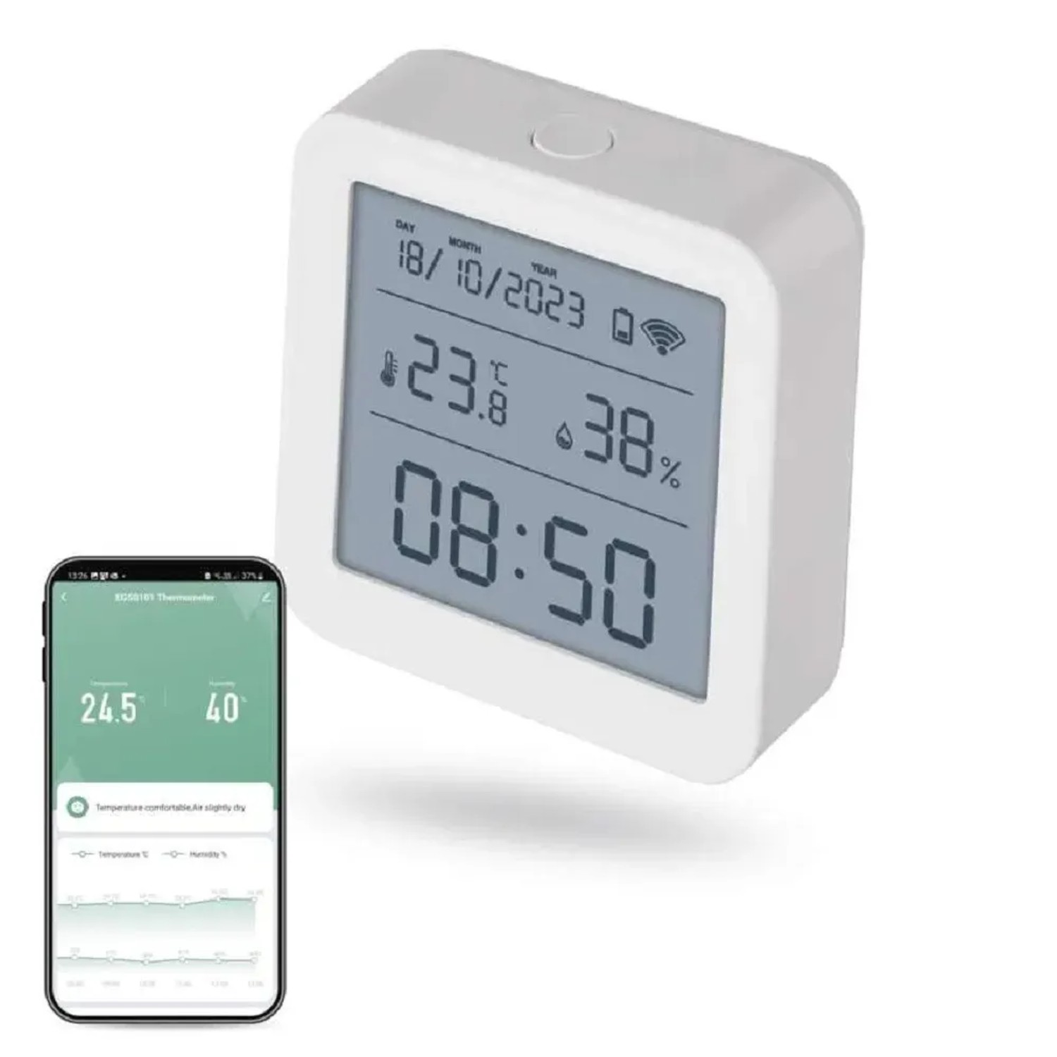 E-shop EMOS GoSmart Digitálny bezdrôtový teplomer EGS0101 ZigBee