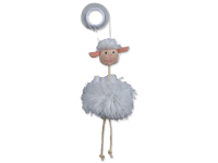 TRIXIE Hračka pre mačky ovečka na gumičke 20 cm