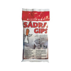 Kittfort Sádra Sadra, 1kg balenie špeciálneho tmelu.
