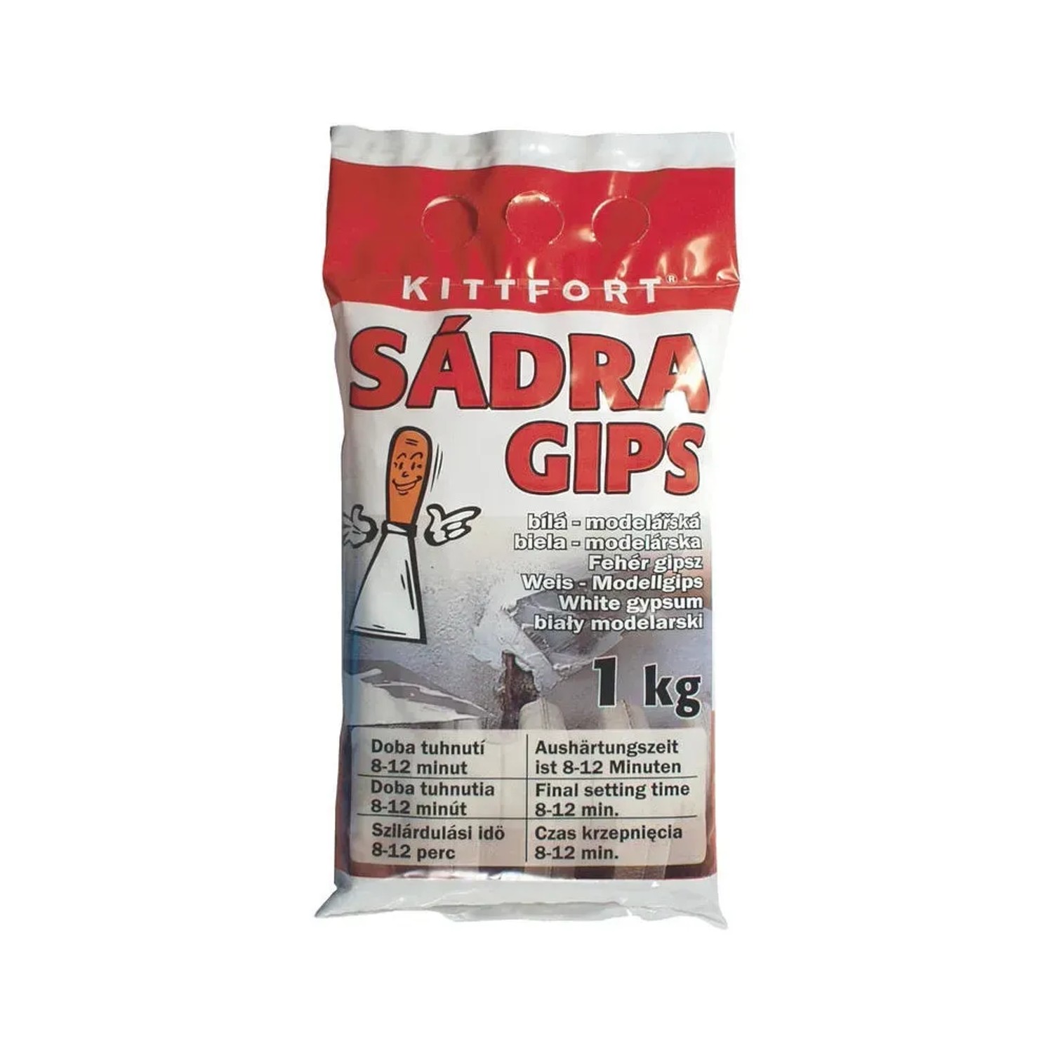 E-shop KITTFORT Modelárska sadra biela GIPS 1 kg