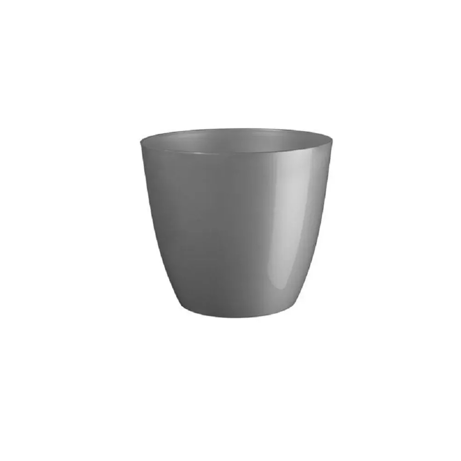 E-shop GARDENICO Kvetináč Ella gloss Xmas strieborný pr. 13 x 11,5 cm