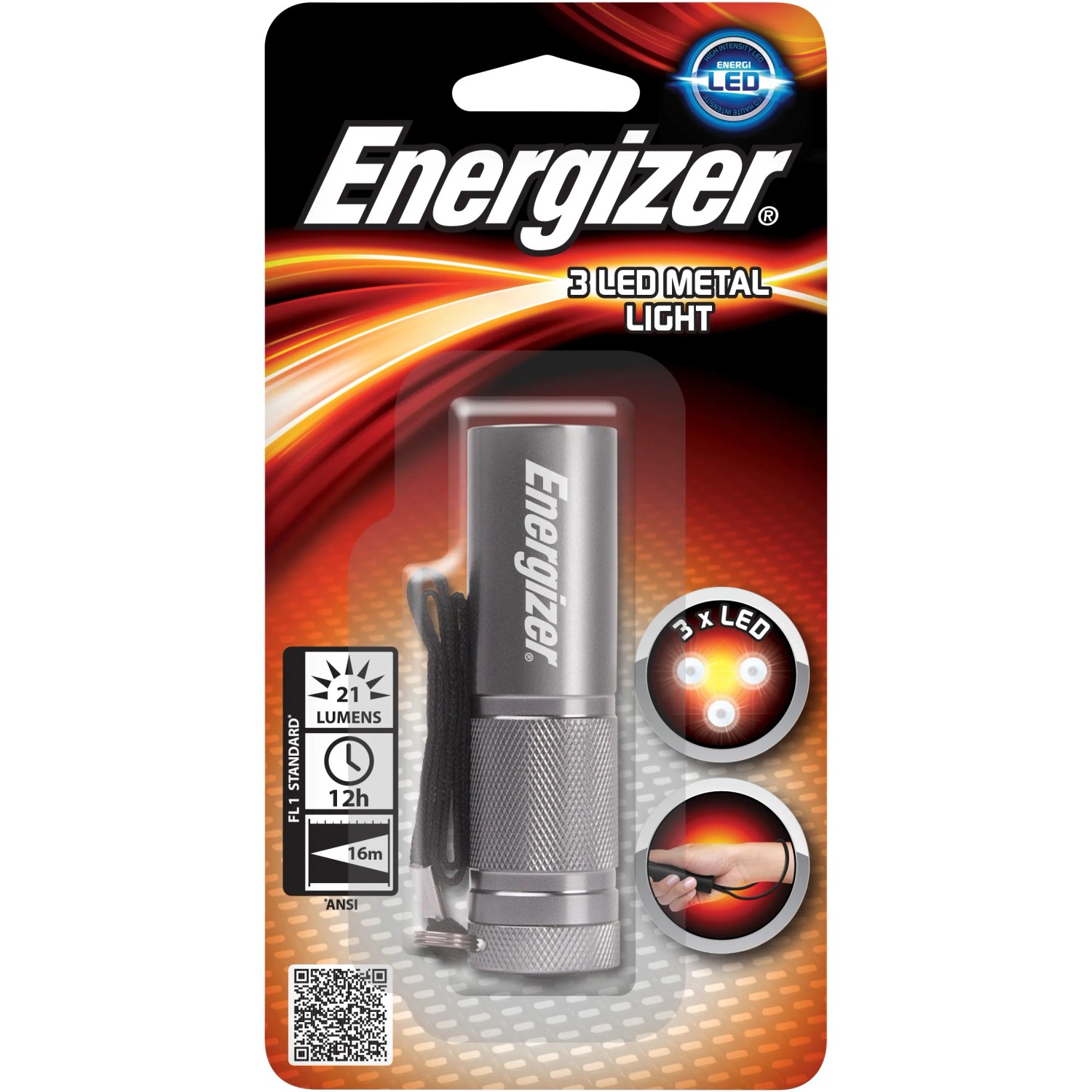 E-shop Energizer Svietidlo Metal 3AAA, 1 ks