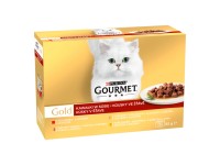 Gourmet Gold Konzervy pre mačky hovädz.morka/kačica,losos/kurča,kurča 12x85g Gourmet Gold Konzervy pre mačky hovädz.morka/kačica,losos/kurča,kurča 12x85g