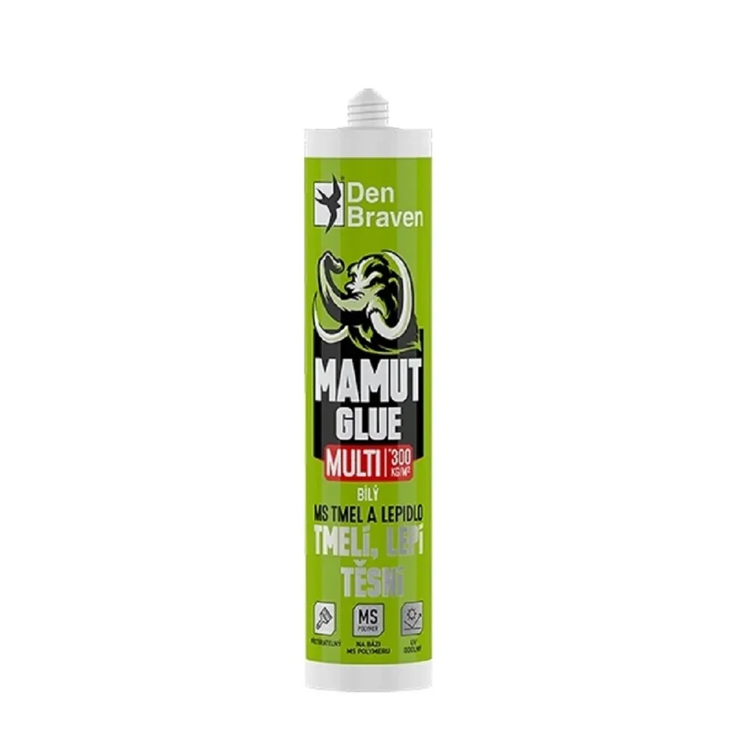 E-shop Den Braven Vysokopevnostné lepidlo MAMUT GLUE MULTI biele 290 ml