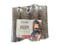 REKORD Drevené brikety ROUND 10 kg