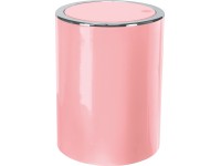 Kleine Wolke Kozmetický odpadkový kôš Clap Magnolie so strieborným okrajom 5 l